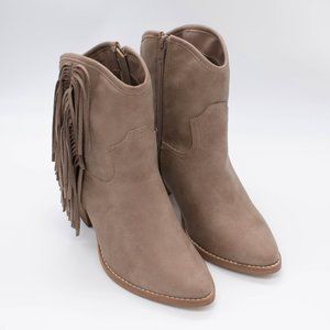 Zigi Soho Hemma Fringe Women's Tan Boot‎ Size 8.5